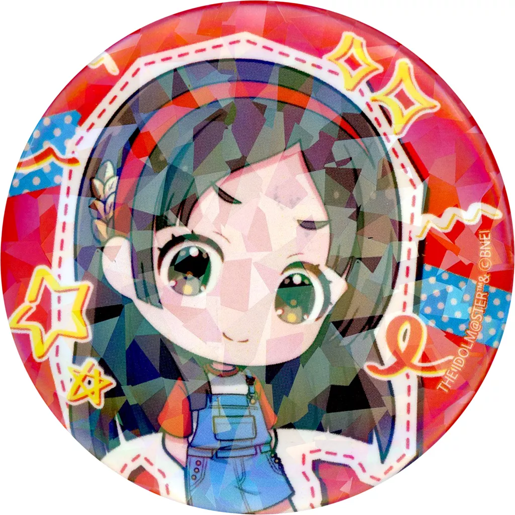 倉本千奈 「学園アイドルマスター ホログラム缶バッジ 06/ストリートファッションver.(ミニキャライラスト)」