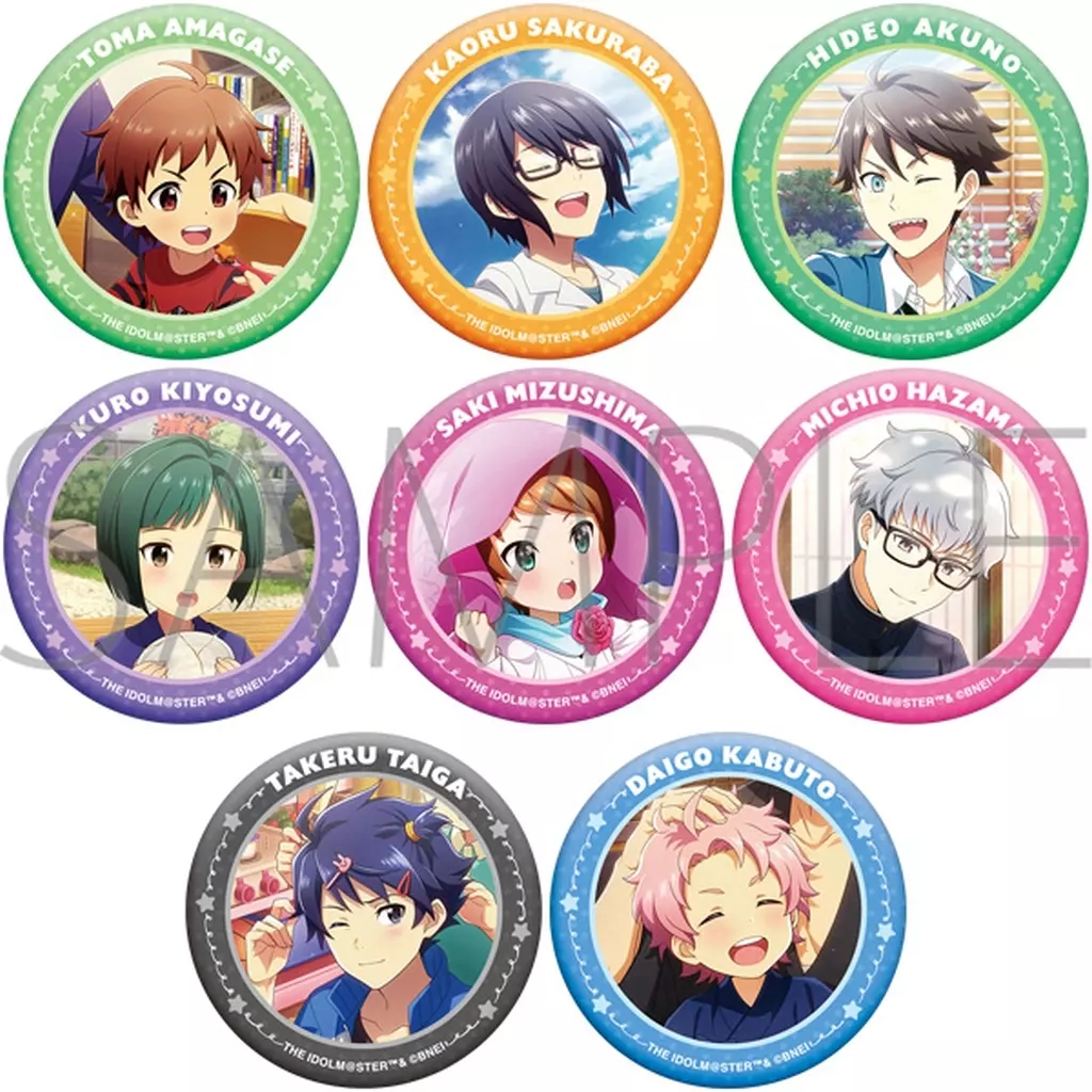 全8種セット 「アイドルマスター SideM リメンバーショットキャラバッジコレクション 第5弾」