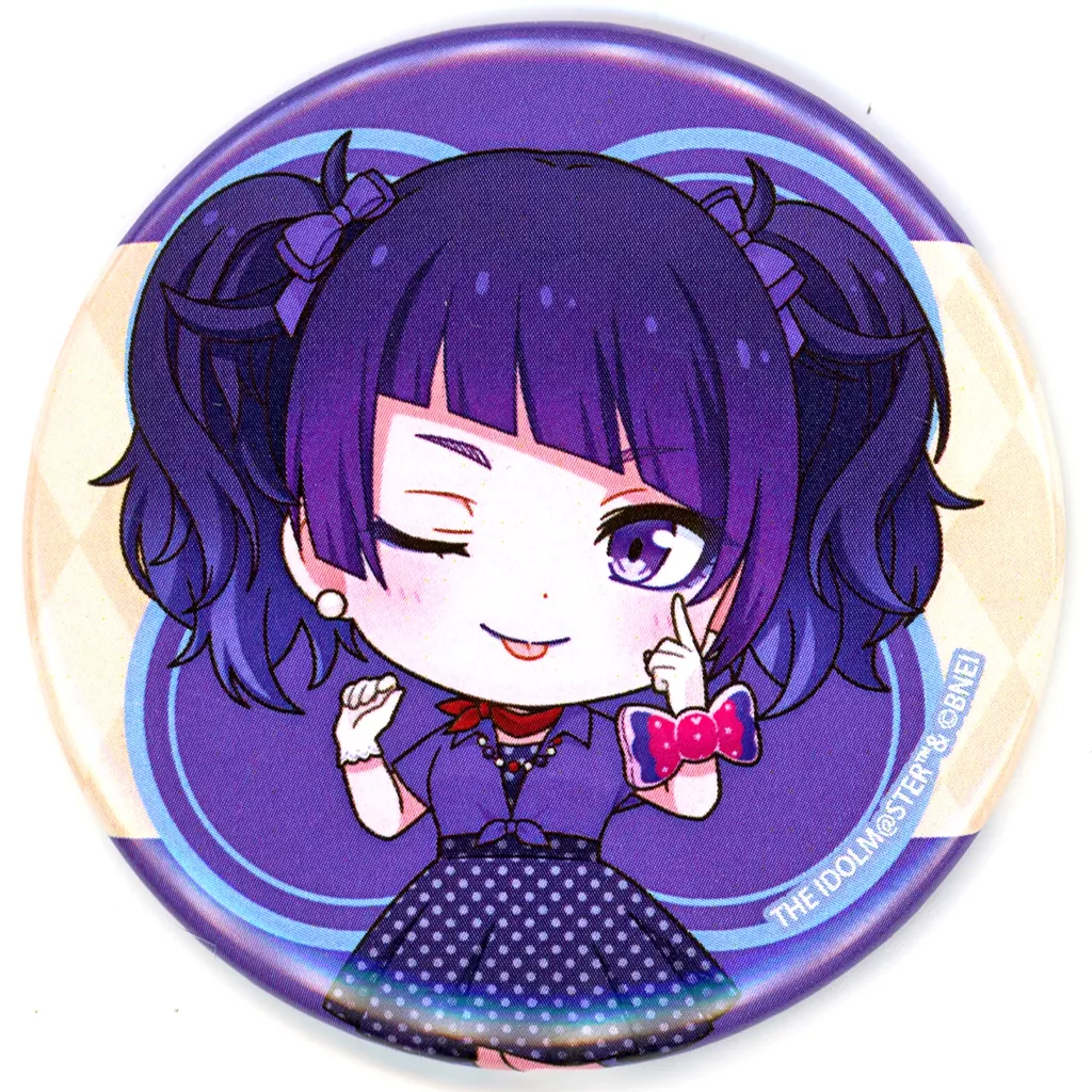 田中摩美々 「アイドルマスターシリーズ×西武園ゆうえんち レトロフェス 缶バッジ ミニキャライラスト BOX シャイニーカラーズ」