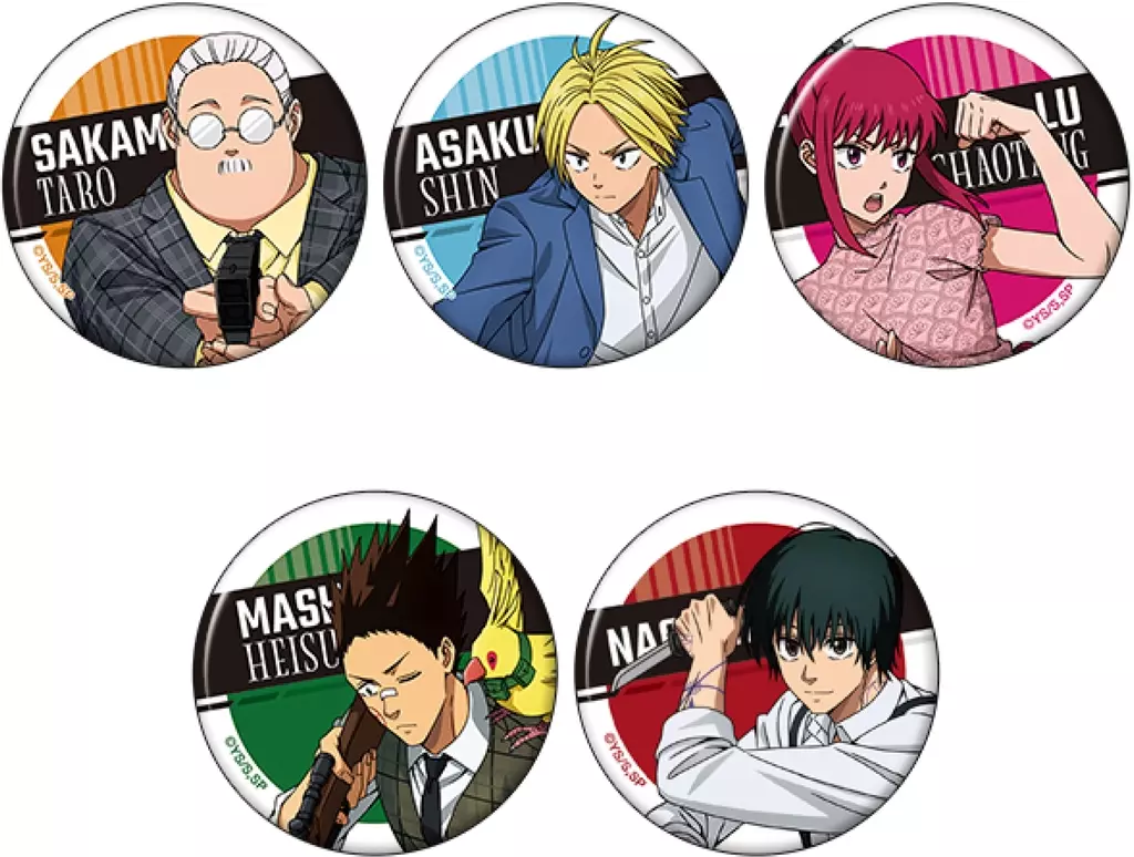 バッジ・ビンズ　全5種セット 「SAKAMOTO DAYS キャラバッジコレクション」