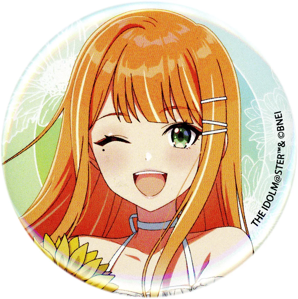 紫雲清夏(顔アップ) 「学園アイドルマスター POP UP SHOP カンバッジ sunflower ver.」