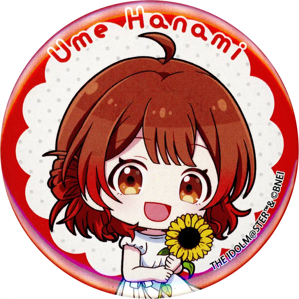 花海佑芽 「学園アイドルマスター POP UP SHOP カンバッジ sunflower ミニキャラ ver.」