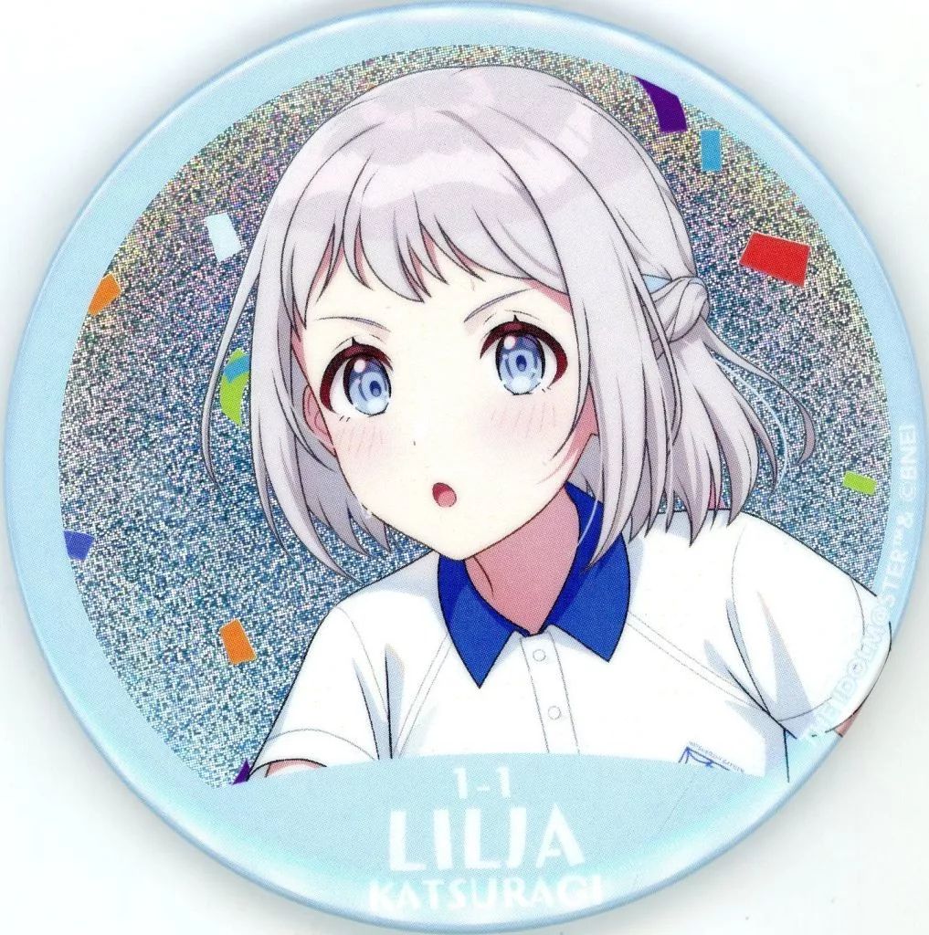 葛城リーリヤ 公式φ75mmグリッター缶バッジ 「学園アイドルマスター クラス対抗初星大運動会」