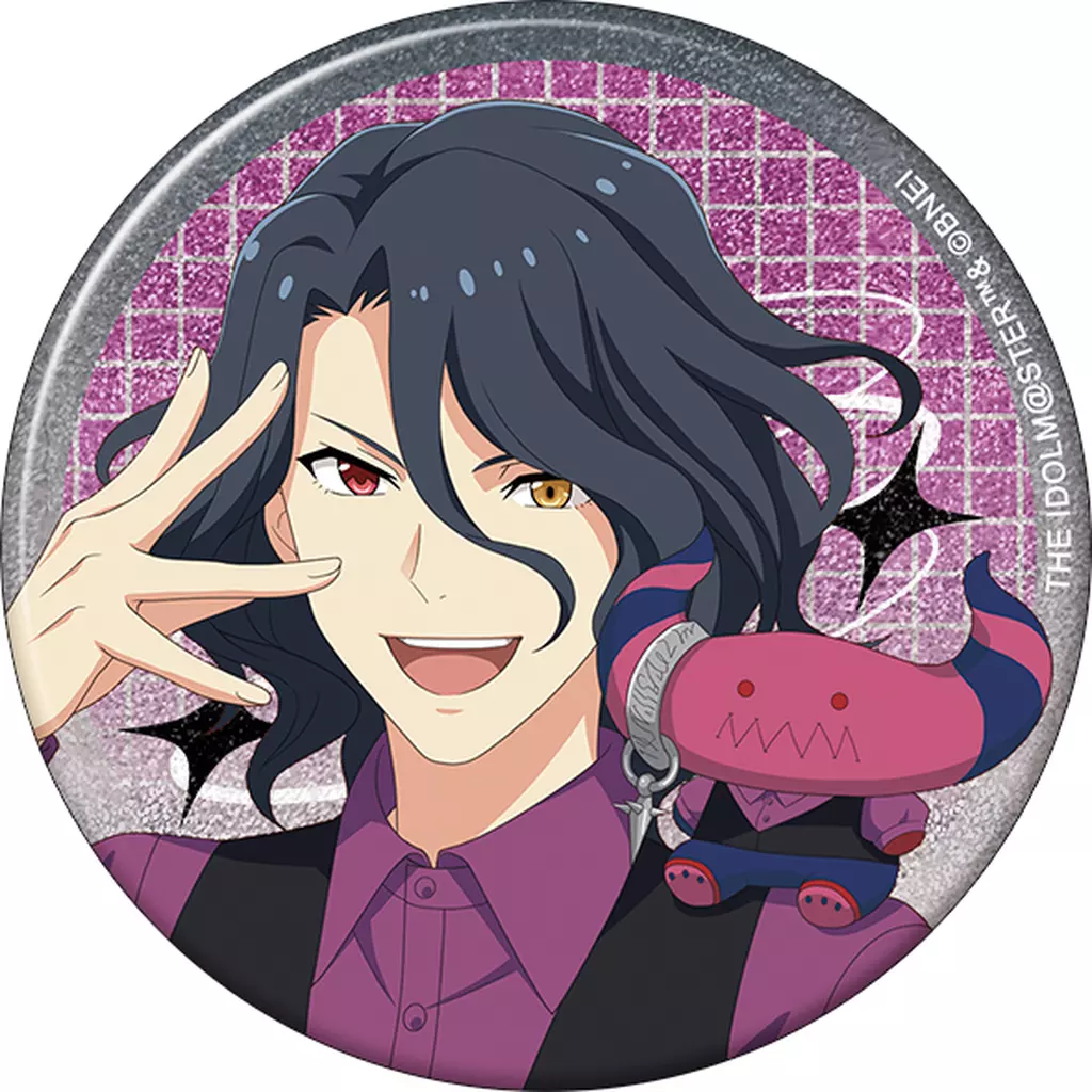 アスラン＝ベルゼビュートII世 サマーマーケット グリッター缶バッジ 「アイドルマスター SideM」