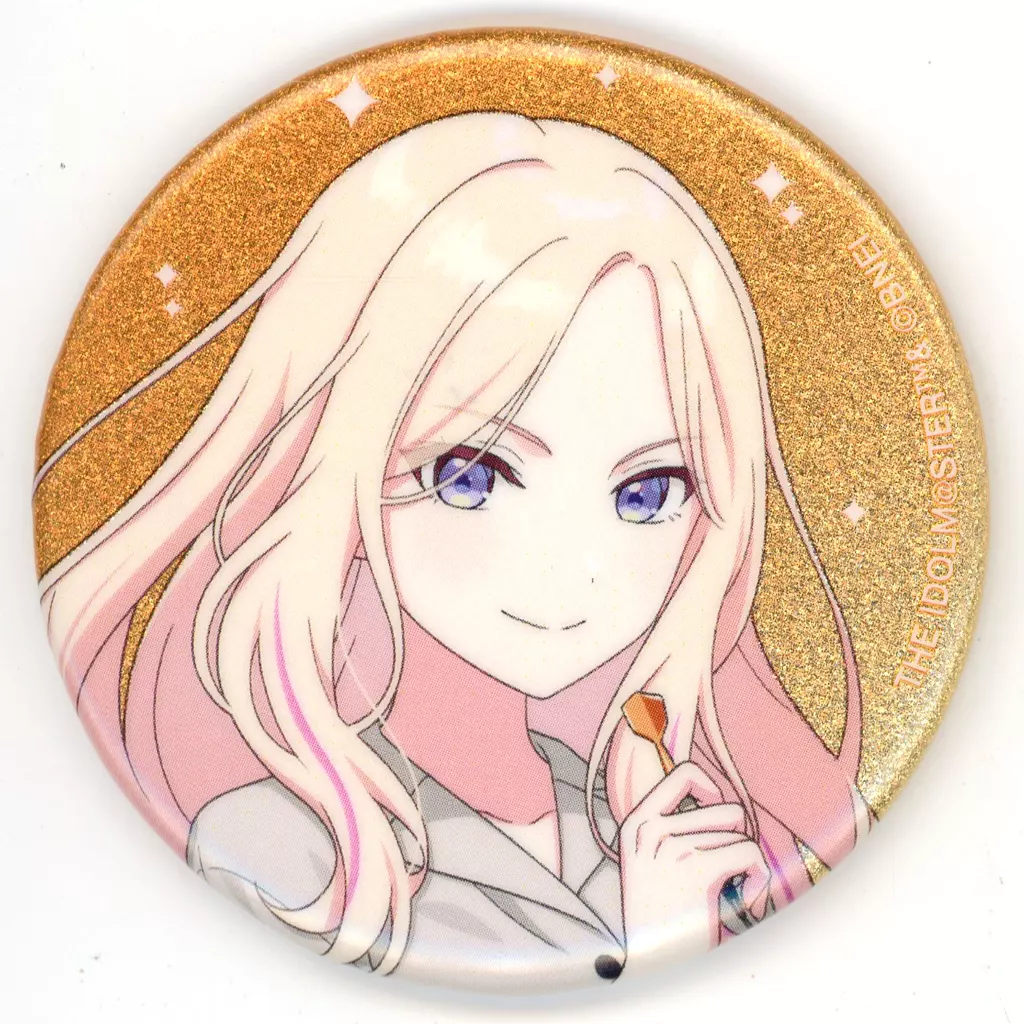 十王星南 「学園アイドルマスター×ROUND1 描き下ろし ボウリングシャツver. トレーディンググリッター缶バッジ」