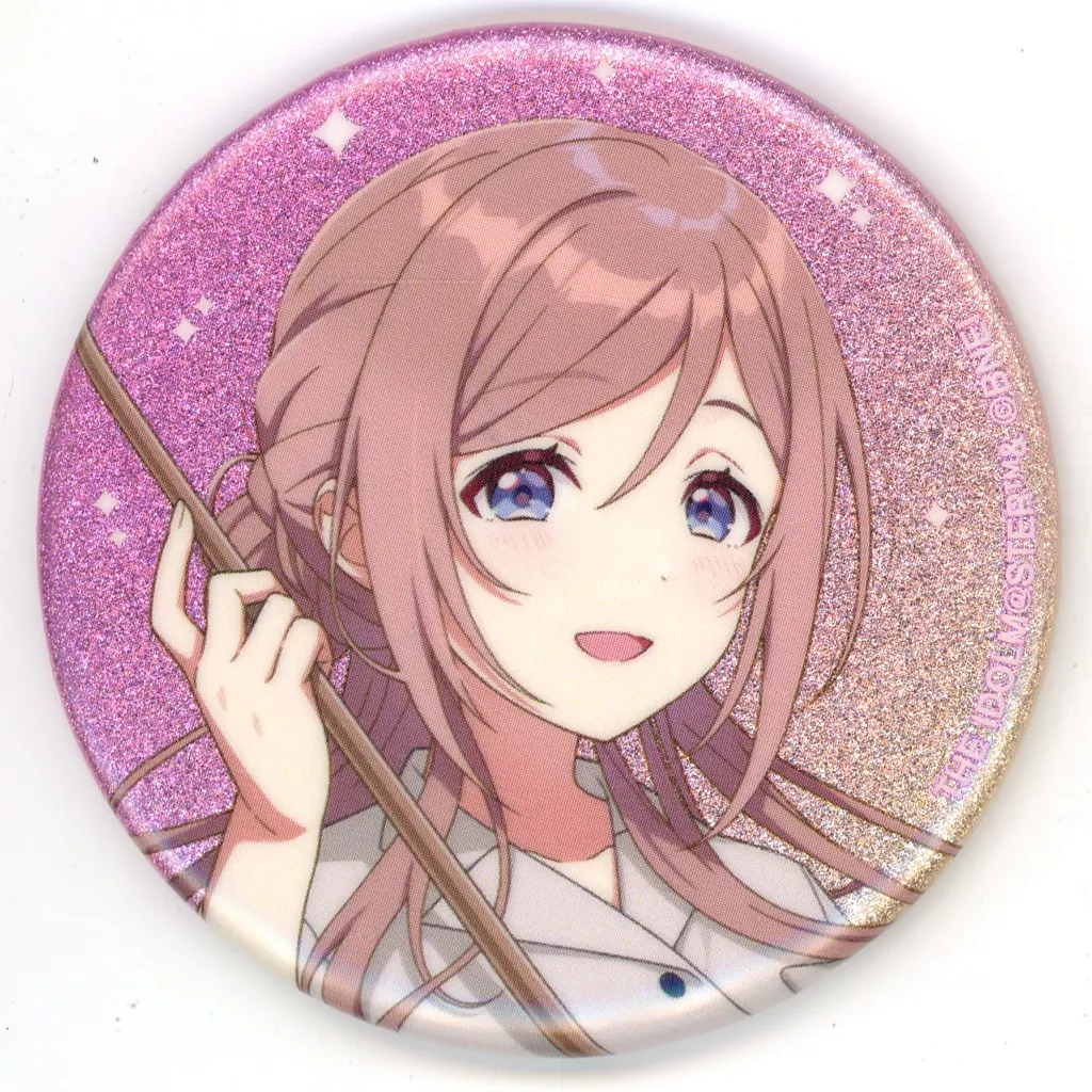 姫崎莉波 「学園アイドルマスター×ROUND1 描き下ろし ボウリングシャツver. トレーディンググリッター缶バッジ」
