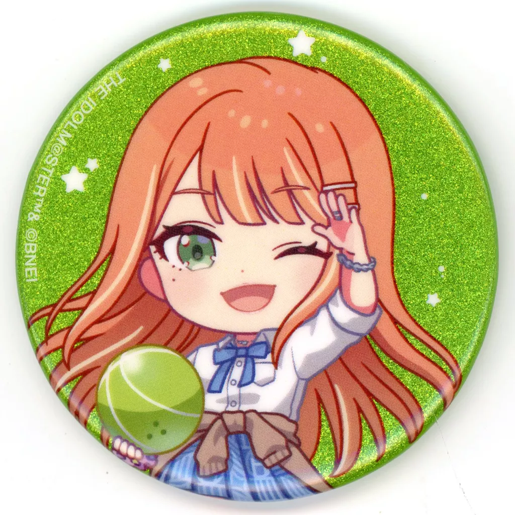 紫雲清夏 「学園アイドルマスター×ROUND1 トレーディング ちびキャラ 放課後のお出かけver. グリッター缶バッジ」