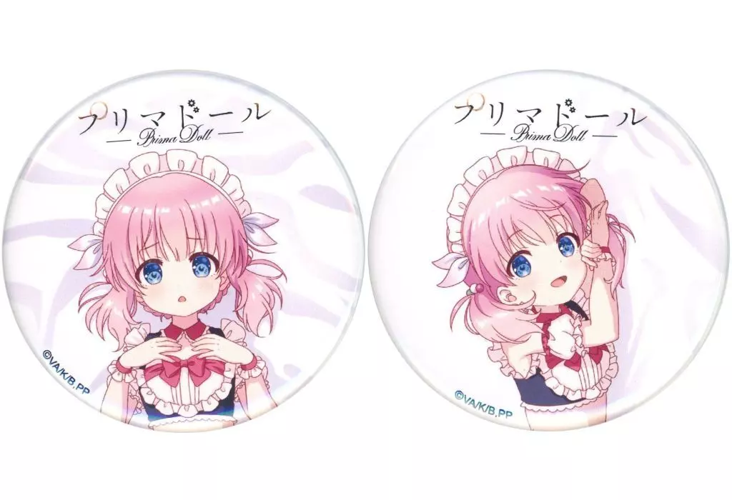 灰桜(メイド水着) 缶バッジセット(2個セット) 「プリマドール」 Mios限定