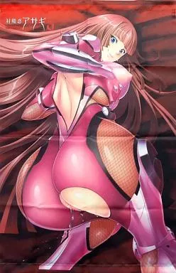 甲河アスカ 葵渚先生描き下ろしB2 「PCソフト 対魔忍アサギ3」 グッドウィル特典