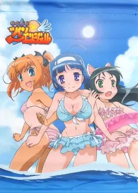 [単品] 快盗天使ツインエンジェル 遥＆葵＆クルミ A3描き下ろしタペストリー 「C80 キュン☆パラセット」