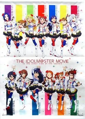 集合(ラストワンver.) A2タペストリー 「一番くじ アイドルマスター MOVIE 輝きの向こう側へ!」 ラストワン賞
