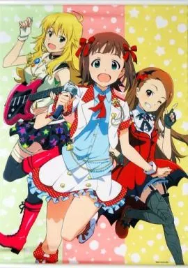 春香＆伊織＆美希 B2 「アイドルマスター シャイニーフェスタ」 バックステージパス プレミアムSHOPサイト限定_image