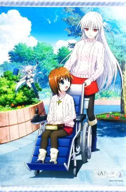 はやて＆リインフォース・アインス＆ツヴァイ(公園) 描き下ろしオリジナルB2 「魔法少女リリカルなのはA’s Blu-ray BOX」 ソフマップ購入特典