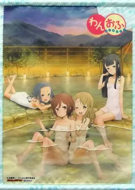春乃&小夜&杏里&利絵 A3 「Blu-ray/DVD わんおふ」 ゲーマーズ全巻購入特典_image