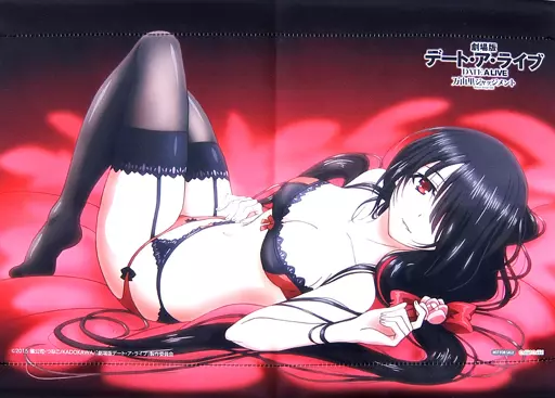 時崎狂三 描き下ろしA3タペストリー 「Blu-ray 劇場版 デート・ア・ライブ 万由里ジャッジメント 限定版」 あみあみ限定特典