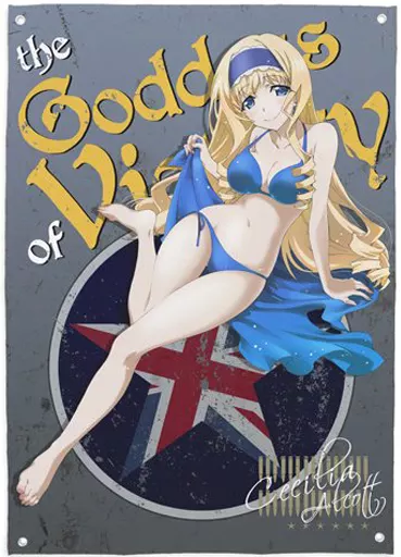駿河屋 -<中古>セシリア・オルコット フラッグ ノーズアート風Ver 