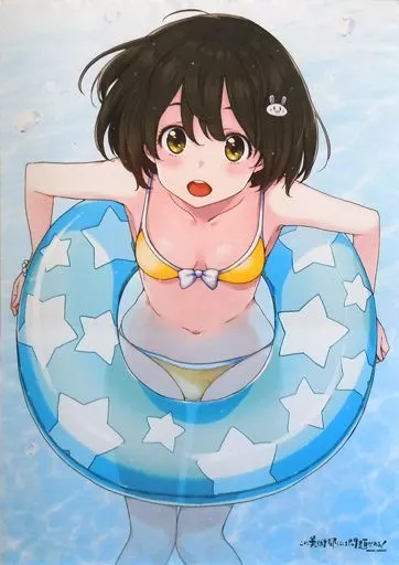 駿河屋 -<中古>宇佐美みずき(水着) B2タペストリー 「この美術部には