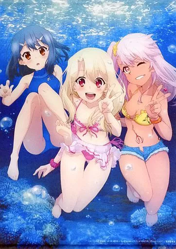 プリズマ☆イリヤ　タペストリー　イリヤ　美遊　クロエ　ツヴァイ ヘルツ!　特典 駿河屋 -<中古>イリヤ＆クロ＆美遊 描き下ろしB2タペストリー 「Fate