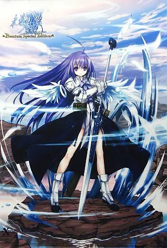 アセリア・ブルースピリット 描き下ろしB2 「PCソフト 永遠のアセリア Premium Spcial Edition」 ソフマップ予約特典
