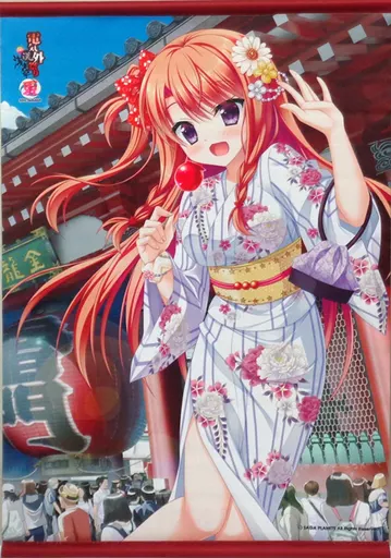 スリーブ　フローラル・フローラブ「美鳩夏乃」　未開封 駿河屋 -<中古>美鳩夏乃(着衣) B2タペストリー 「フローラル・フロー