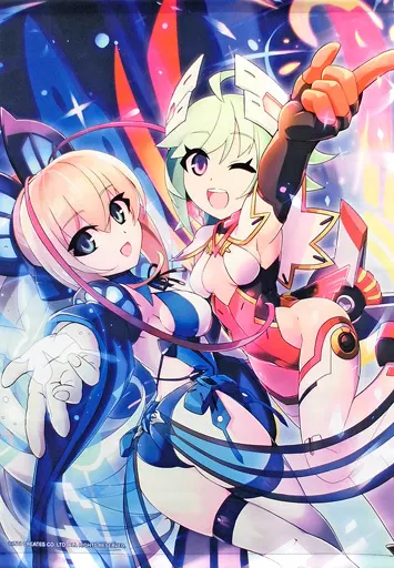 モルフォ&ロロ(アーマーパージVer.) B2タペストリー 「蒼き雷霆 ガンヴォルト」 電撃萌王2017年2月号誌上通販グッズ