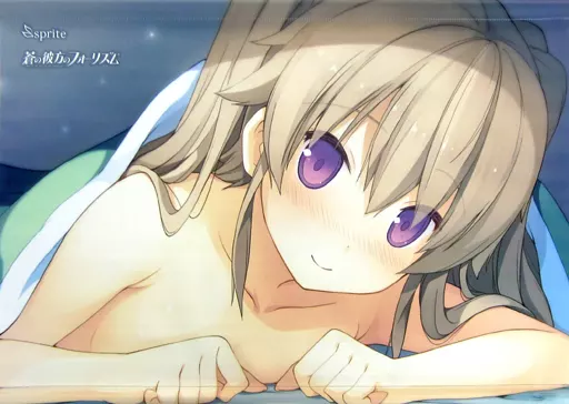 タペストリー　有坂真白(添い寝) B2タペストリー 「蒼の彼方のフォーリズム」 C92グッズ