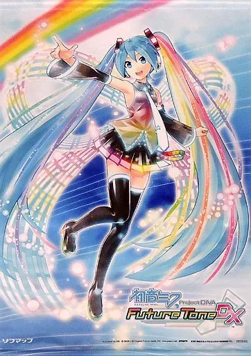 初音ミク Project DIVA Future Tone DX タペストリー PS4 初音ミク Project DIVA Future Tone DX メモリアルパック