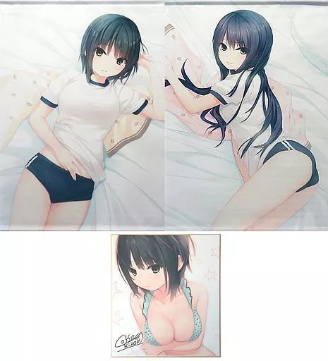タペストリー　青山澄香＆白峰莉花(体操服) 珈琲貴族描き下ろしB2タペストリー2本セット(色紙付) C93グッズ