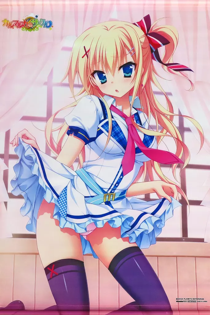 朝比奈晴 描き下ろしB2 「PS Vitaソフト カルマルカ*サークル」 WonderGOO購入特典_image