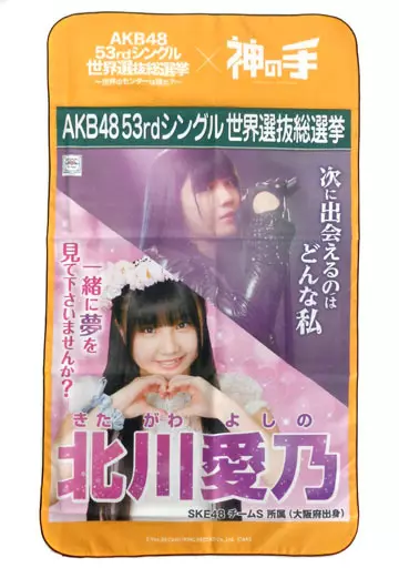 北川愛乃(SKE48) マルチクロス 「AKB48 53rdシングル世界選抜総選挙~世界のセンターは誰だ?~×神の手」_image