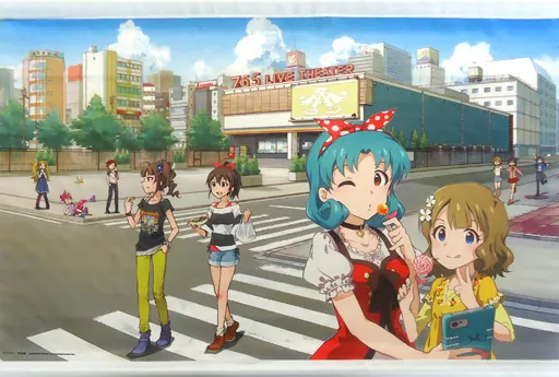 集合(10人) 特製B2タペストリー 「アイドルマスター ミリオンライブ!」 ゲッサン 2017年3月号 応募者全員サービス