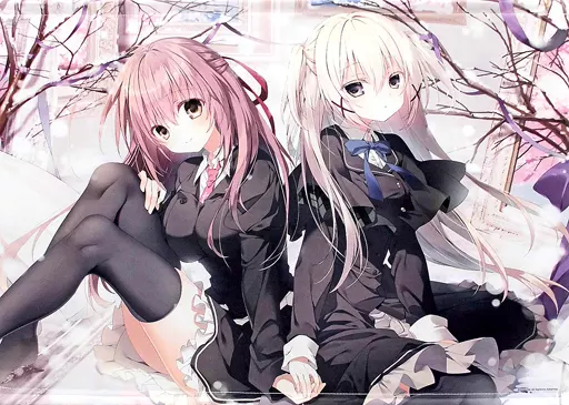 駿河屋 -<中古>稟＆雫 B2タペストリー 「サクラノ詩」 電気外祭り 2019