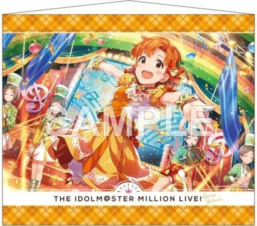矢吹可奈 B2タペストリー 「アイドルマスター ミリオンライブ!」（箱・ジャケット・ケース不備（中））