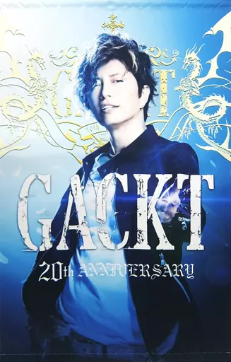 GACKT 20th ANNIVERSARY タペストリー20周年記念　ライブ GACKT 20th ANNIVERSARY タペストリー - メルカリ