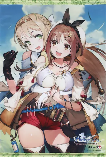 タペストリー　[単品] クラウディア・バレンツ 描き下ろし B2タペストリー 「PS4/Switchソフト ライザのアトリエ ～常闇の女王と秘密の隠れ家～ 限定版」 WonderGOO購入特典 Amazon.co.jp: ライザ＆クラウディアバレンツ 描き下ろしB2