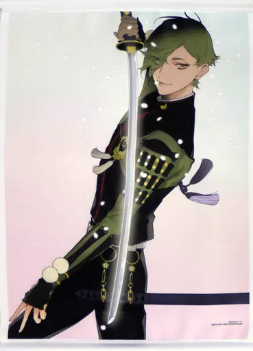 タペストリー　鶯丸 二周年記念祝画B2タペストリー 「刀剣乱舞-ONLINE-」