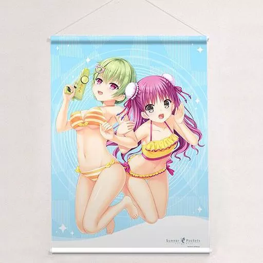 駿河屋 -<中古>加藤うみ＆野村美希 B2タペストリー 「Summer Pockets 