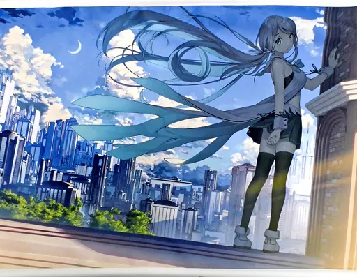 神様のような君へ オフィシャル通販 ツクヨミ タペストリー 神様のような君へ ツクヨミ 駿河屋購入特典 タペストリー ツクヨミ B1