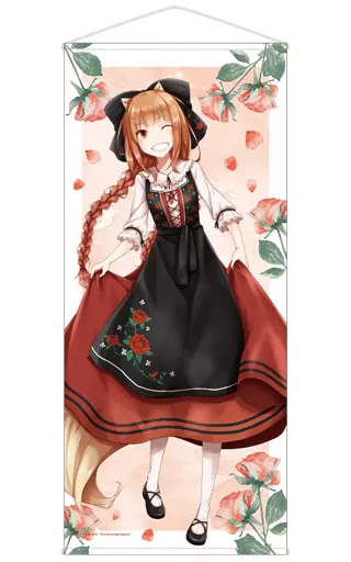 タペストリー　ホロ(アルザス民族衣装ver.) 文倉十先生 描き下ろしイラスト 等身大タペストリー 「狼と香辛料」