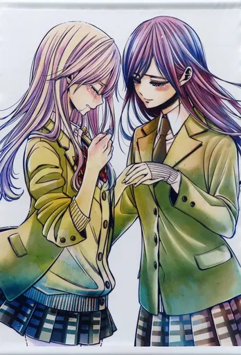 柚子 芽衣 B2タペストリー citrus 駿河屋 -<中古>藍原柚子＆藍原芽衣 B2タペストリー 「citrus」 受注