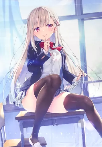 トモセシュンサク ツインテール 眼鏡娘 描き下ろし B2 サイズ お風呂