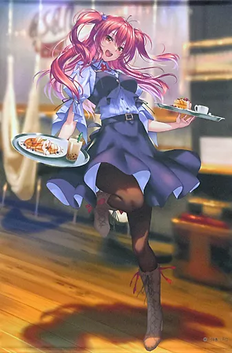 ピロ水(アマカノ　アマカノ2) B0Wスエードタペストリー　天笠綴　バレンタイン ピロ水(アマカノアマカノ2) B0Wスエードタペストリー天笠綴バレンタイン