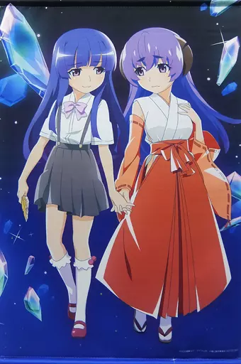 ひぐらしのなく頃に 煌 梨花と羽入のお持ち帰りぃ～♪ タペストリー ポスター・タペストリー 梨花＆羽入 マルチクロス 「ひぐらしの
