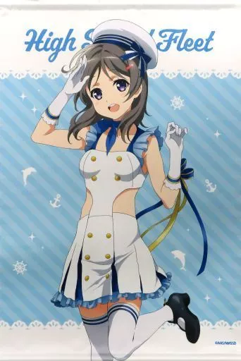 劇場版 ハイスクール・フリートB2タペストリー 知名 もえか アイドル ver. 駿河屋 -<中古>知名もえか アイドルver. B2タペストリー 「ハイ