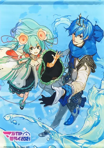タペストリー　KAITO15周年記念KAITO＆初音ミクジャケット オリジナルB3タペストリー 「Blu-ray/DVD 初音ミク マジカルミライ2021」 TOKYO MXモール購入特典