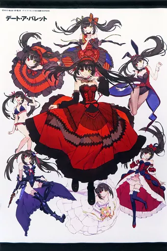 タペストリー　[単品] 時崎狂三 オリジナルB2タペストリー 「デート・ア・バレット NOCO画集 NIGHTMARE ゲーマーズ【超】限定版」 同梱特典