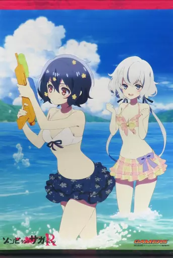タペストリー　水野愛＆紺野純子 描き下ろしB2タペストリー 「Blu-ray ゾンビランドサガ リベンジ」 ゲーマーズ全巻購入特典 駿河屋 -<中古>水野愛＆紺野純子 描き下ろしB2タペストリー