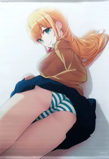40原イラスト 描き下ろしB2 「画集 しまパン メロンブックス限定版」 同梱特典_image