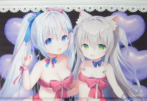 猫田ぺぺろ&愛乃てすら B2(Sweet) 「バーチャルYouTuber ますかれーど バレンタイン2022 スペシャルグッズ(Sweet)」_image