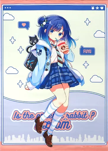 タペストリー　フユ B2タペストリー So cute girls 「ご注文はうさぎですか? BLOOM×アトレ秋葉原 ご注文はアトレですか? in 秋葉原」